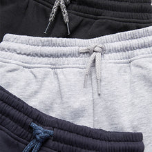 Load image into Gallery viewer, 3 Pack  Navy/ Grey/ Black  Slim Fit Joggers (3-12yrs) - Allsport

