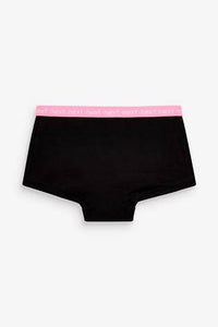 Black/Pink 5 Pack Unicorn Fluro Boxer Briefs - Allsport
