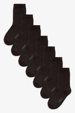 Load image into Gallery viewer, Grey 7 Pack School Socks - Allsport
