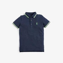 Load image into Gallery viewer, Poloshirt Short Sleeves Navy (3-12yrs) - Allsport
