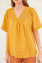 Load image into Gallery viewer, Ochre Lace Insert Top - Allsport
