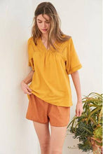 Load image into Gallery viewer, Ochre Lace Insert Top - Allsport
