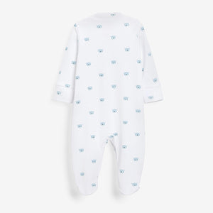 Blue Bear Blue Bear 6 Piece Sleepsuit And Accessories Newborn Gift Set In Bag (0-6mths) - Allsport
