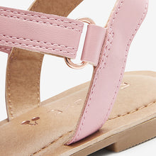Load image into Gallery viewer, Pink Plaited Sandals (Older Girls) - Allsport

