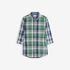 Green Check Lightweight Shirt - Allsport