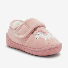 Load image into Gallery viewer, Cupsole Pink Unicorn Slippers (Youmger Girls) - Allsport
