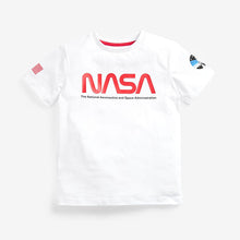 Load image into Gallery viewer, White NASA T-Shirt (3-12yrs) - Allsport
