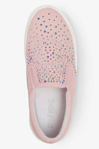 Pink Gem Heatseal Skate Shoes (Older) - Allsport