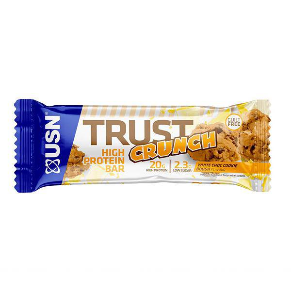 USN TRUST protein Bar White Choc Cookie dough 60gm - Allsport