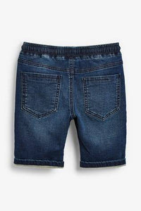Jersey Denim Dark Blue Shorts - Allsport
