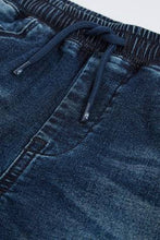 Load image into Gallery viewer, Jersey Denim Dark Blue Shorts - Allsport

