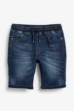 Load image into Gallery viewer, Jersey Denim Dark Blue Shorts - Allsport
