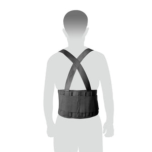 BACK SUPPORT BELT WITH ADJUSTABLE SUSPENDERS