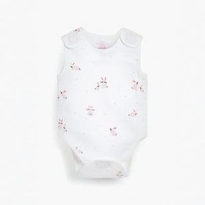 Pink Premature Baby 3 Pack Vest Bodysuits - Allsport