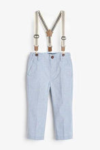 Load image into Gallery viewer, Blue Formal Trousers With Braces - Allsport
