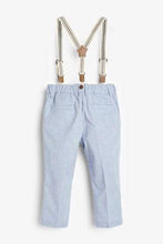 Load image into Gallery viewer, Blue Formal Trousers With Braces - Allsport
