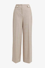 Load image into Gallery viewer, Neutral Stripe Wide Leg Trousers - Allsport
