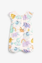 Load image into Gallery viewer, Lilac Watercolour Elephant Romper  (up to 18 months) - Allsport
