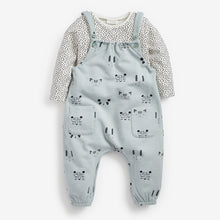 Load image into Gallery viewer, Mint Character Dungarees And Bodysuit (0mths-18mths) - Allsport
