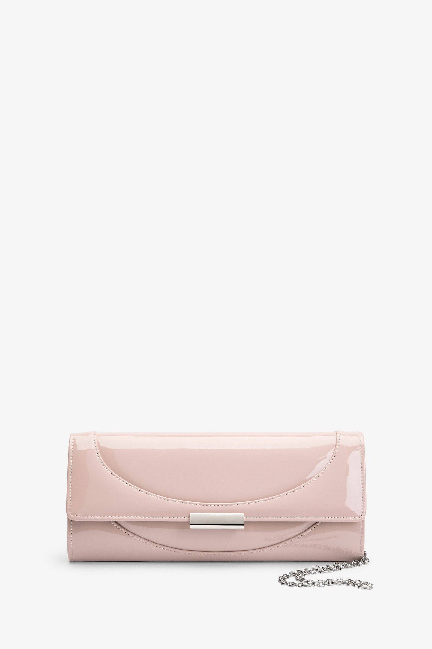 NUDE PATENT CLUTCH BAG - Allsport