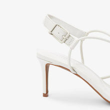 Load image into Gallery viewer, White Strappy Sandals - Allsport
