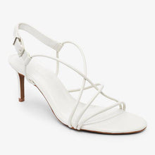 Load image into Gallery viewer, White Strappy Sandals - Allsport
