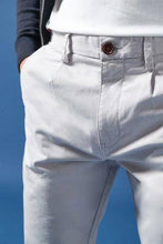 Load image into Gallery viewer, GREY PLEAT FRONT CHINO TROUSER - Allsport
