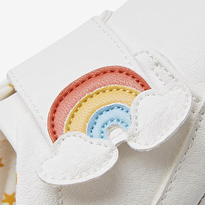 White Rainbow Baby Trainers (0-18mths)