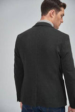 Load image into Gallery viewer, CHARCOAL SLIM FIT JERSEY BLAZER - Allsport
