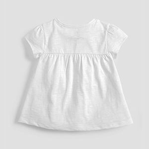 Ecru Cotton T-Shirt (3mths-6yrs) - Allsport