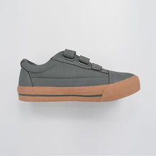 Load image into Gallery viewer, Grey Strap Touch Fastening Shoes (Older Boys)
