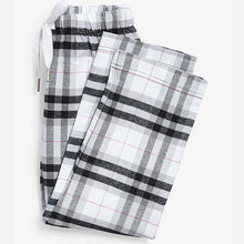 Load image into Gallery viewer, Monochrome 2 Pack Check Bottom Pyjamas (3-12yrs) - Allsport
