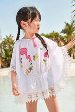 Load image into Gallery viewer, White Embrodiered Kaftan - Allsport
