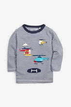 Load image into Gallery viewer, BLUE HELICOPTER TOP (3MTHS-5YRS) - Allsport
