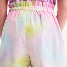 Load image into Gallery viewer, Tie Dye Print Tassel Hem Shorts (3-12yrs) - Allsport
