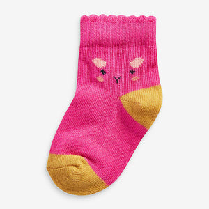 5 Pack Bright Character Baby Socks (0mths-2yrs) - Allsport