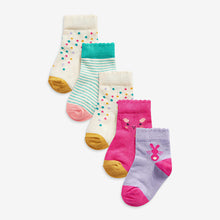 Load image into Gallery viewer, 5 Pack Bright Character Baby Socks (0mths-2yrs) - Allsport
