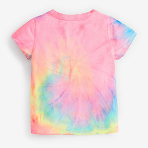 Bright Tie Dye All Over Printed T-Shirt (3mths-5yrs) - Allsport