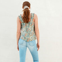 Load image into Gallery viewer, Gold Lily Linen Cami - Allsport
