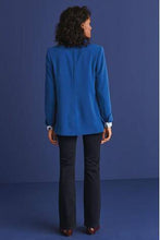 Load image into Gallery viewer, Cobalt Relaxed Soft Crepe Blazer - Allsport
