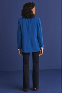 Cobalt Relaxed Soft Crepe Blazer - Allsport