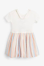 Load image into Gallery viewer, PINK EMBROIDERED RAINBOW DRESS (3YRS-12YRS) - Allsport
