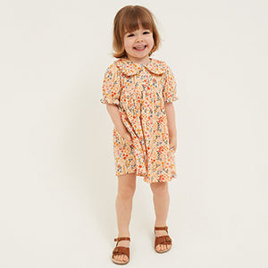 Orange Tea Dress (3mths-6yrs) - Allsport