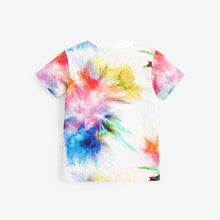 Load image into Gallery viewer, White Splat All Over Print T-Shirt (5-12yrs) - Allsport
