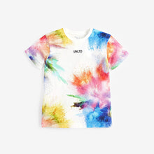 Load image into Gallery viewer, White Splat All Over Print T-Shirt (5-12yrs) - Allsport
