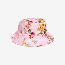 Load image into Gallery viewer, Pink/Yellow 2 Pack Bucket Hats (3-4yrs) - Allsport
