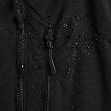 Load image into Gallery viewer, Black Shower Resistant Lightweight Hooded Jacket With Fleece Lining - Allsport
