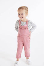 Load image into Gallery viewer, PINK FRILL DUNGAREE (3MTHS-5YRS) - Allsport
