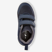 Load image into Gallery viewer, Navy Double Strap Trainers (Younger Boys ) - Allsport
