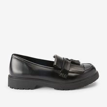 Load image into Gallery viewer, Black Forever Comfort® Cleated Fringe Loafers - Allsport
